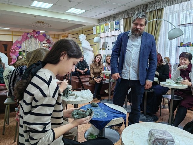 Мастер-класс в Прокопьевске от известного скульптора